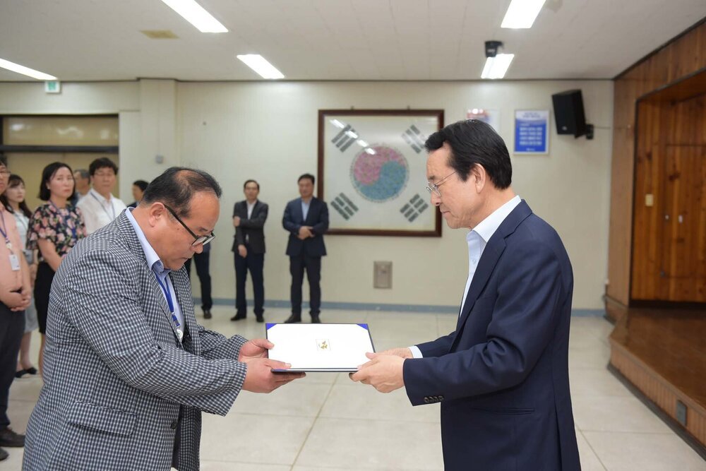 2018년08월13일 5급이하 정기인사 임용장 교부식