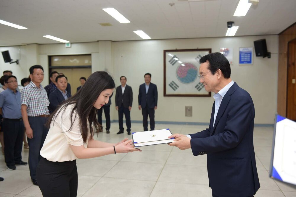 2018년08월13일 5급이하 정기인사 임용장 교부식