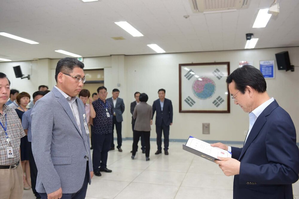 2018년08월13일 5급이하 정기인사 임용장 교부식