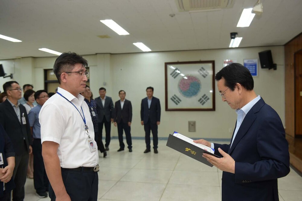 2018년08월13일 5급이하 정기인사 임용장 교부식
