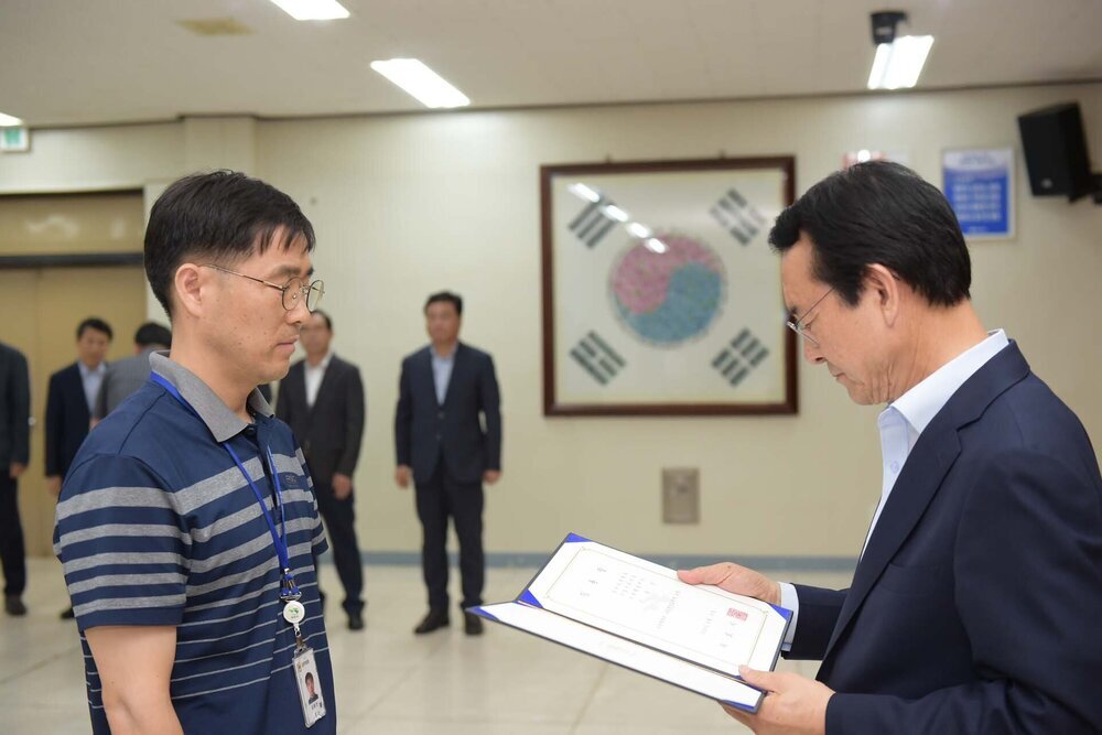 2018년08월13일 5급이하 정기인사 임용장 교부식