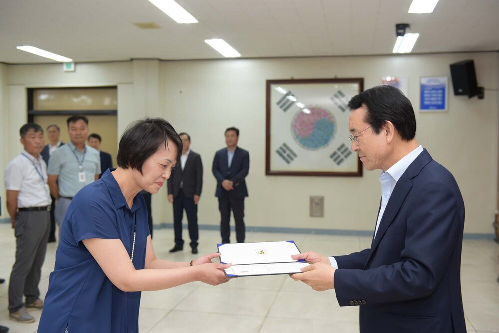 2018년08월13일 5급이하 정기인사 임용장 교부식