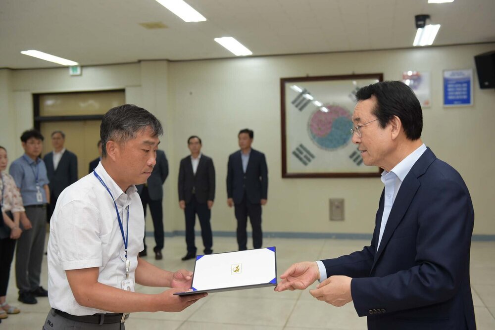 2018년08월13일 5급이하 정기인사 임용장 교부식