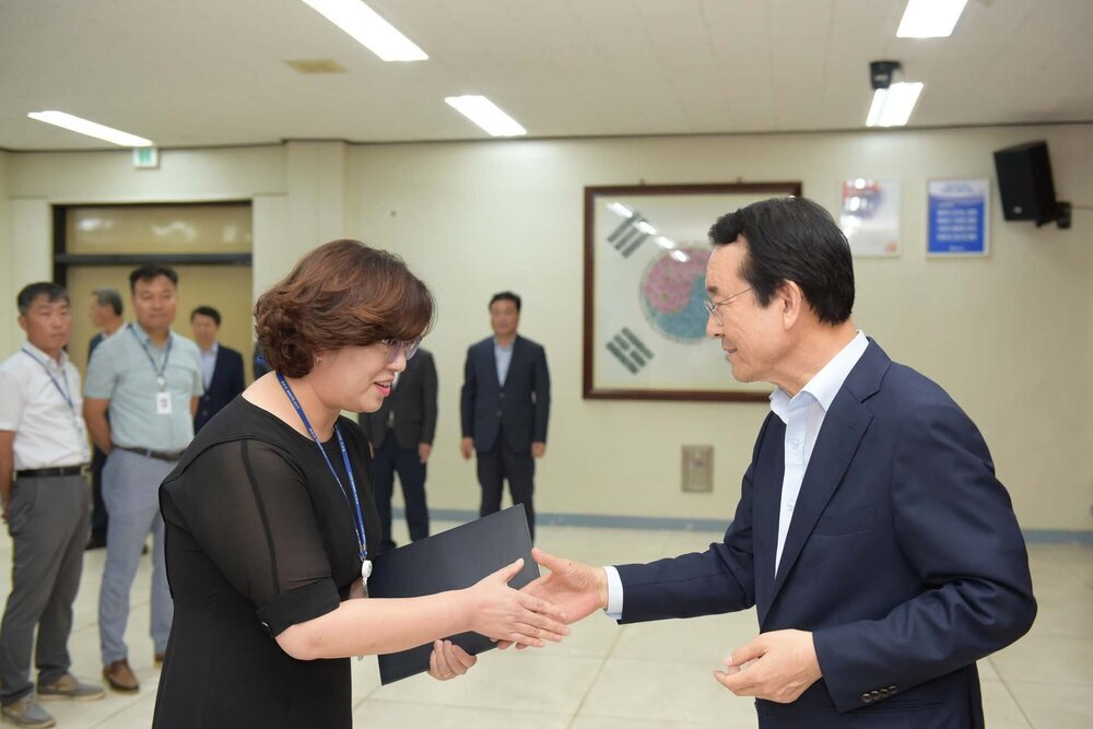 2018년08월13일 5급이하 정기인사 임용장 교부식