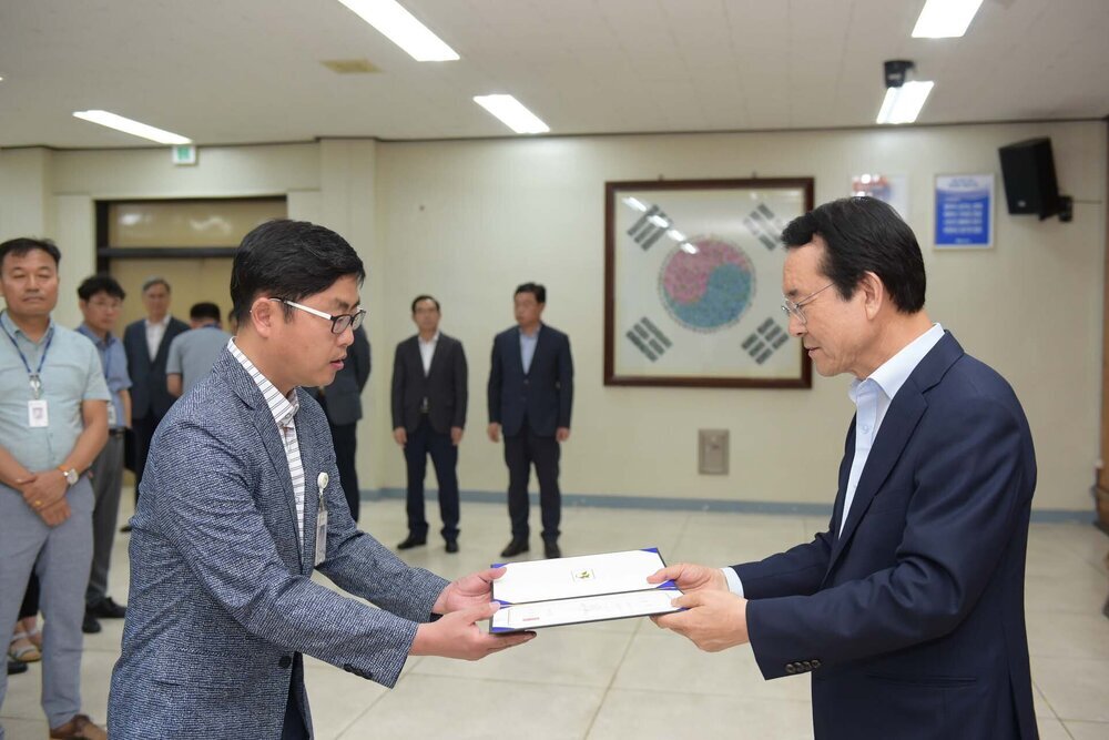 2018년08월13일 5급이하 정기인사 임용장 교부식