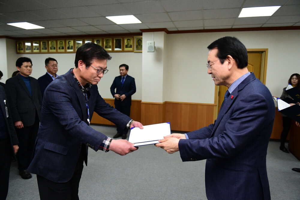 2019년도 상반기 5급이상 임용장교부