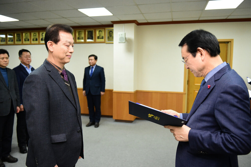 2019년도 상반기 5급이상 임용장교부