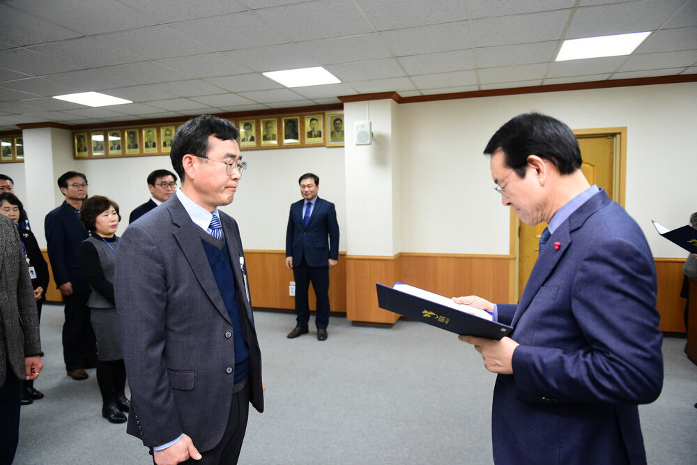 2019년도 상반기 5급이상 임용장교부