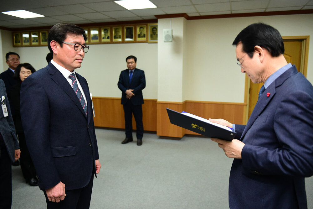 2019년도 상반기 5급이상 임용장교부