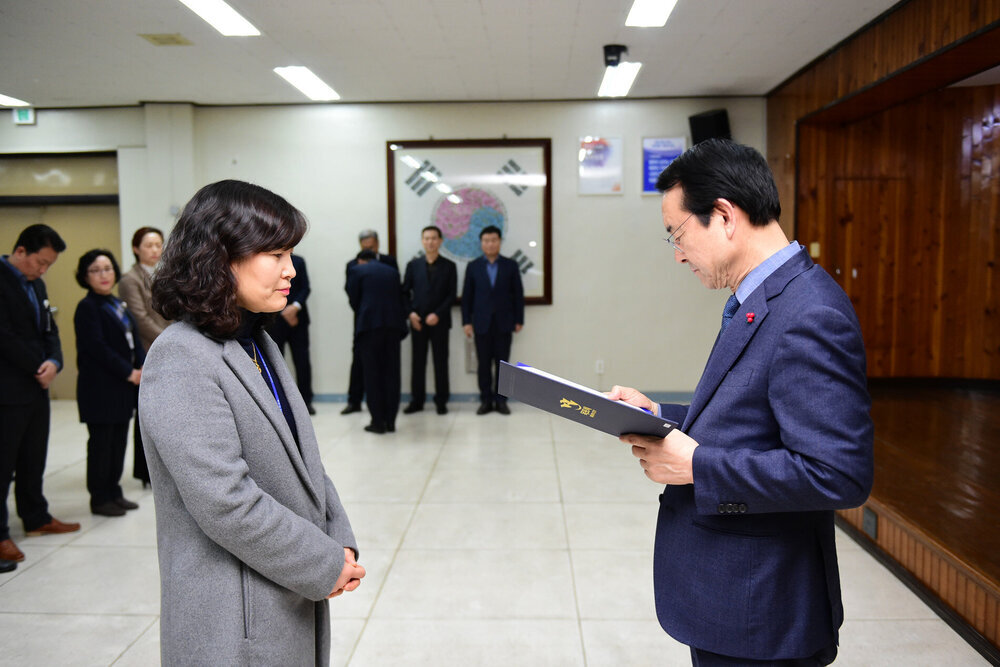 2019년도 상반기 6급이하 정기인사 임용장교부-5