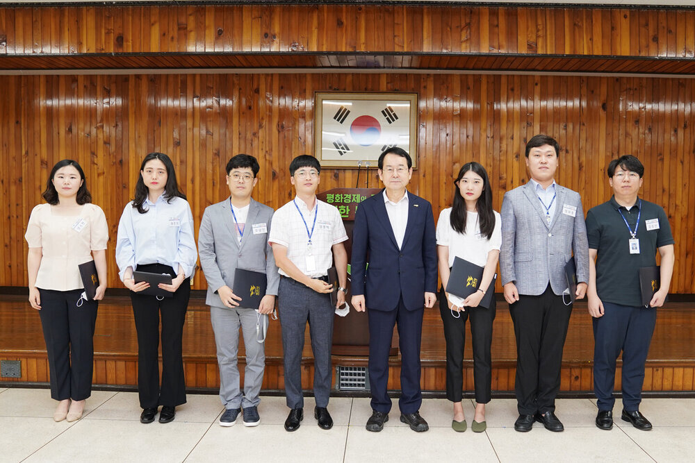 (08.03.회의실) 8월 정례조회
