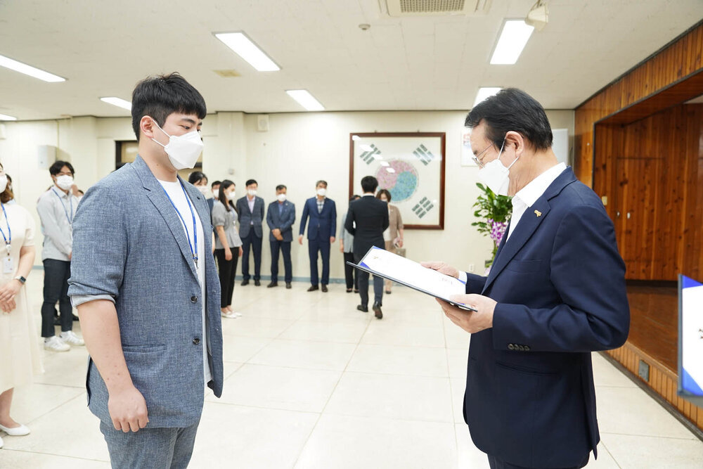 2021년도 하반기 4급 이하 정기인사 임용장 수여식 -1