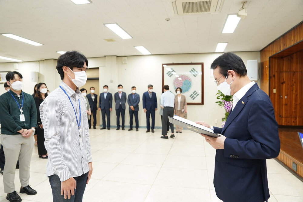 2021년도 하반기 4급 이하 정기인사 임용장 수여식 -1