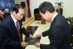 박홍률 목포시장 노인복지 유공자 시상.